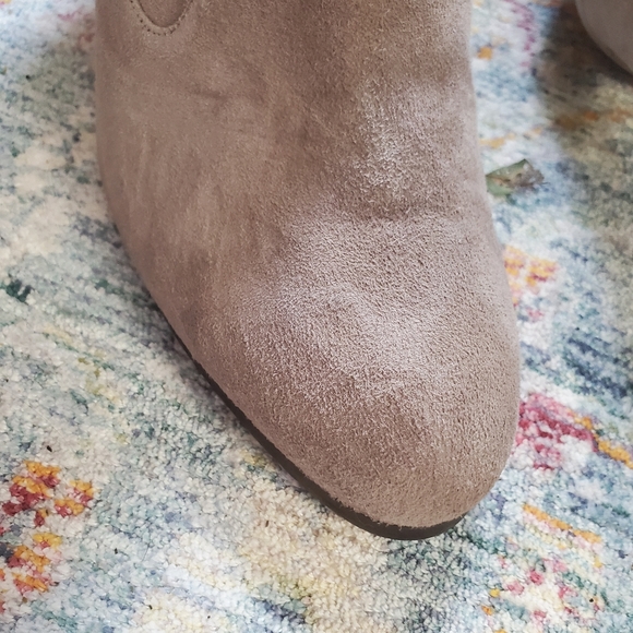 Stuart Weitzman Glove Boot Topo Suede - Picture 3 of 6